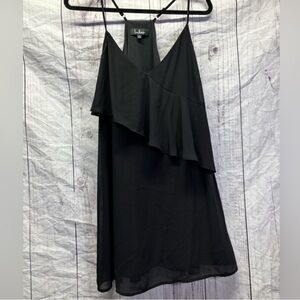Lulu's Black Ruffled mini Cocktail Dress
